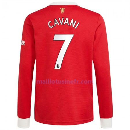 Maillot de Foot Manchester United Edinson Cavani 7 Domicile 2021-22 Manches Longues Maillot de Foot Manchester United Edinson Cavani 7 Domicile 2021-22 Manches Longues
